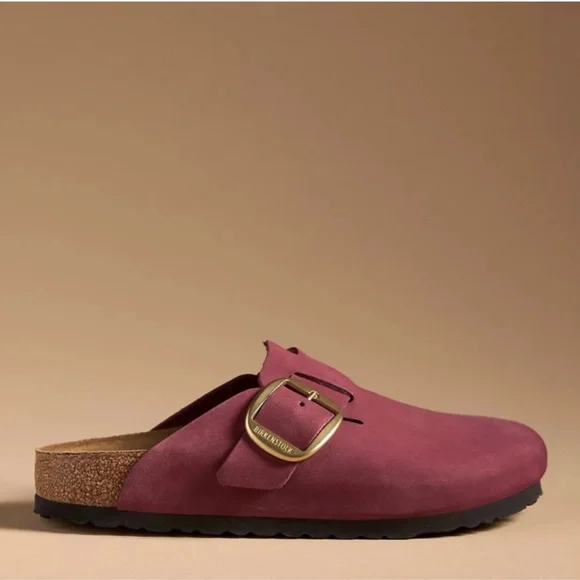 BIRKENSTOCK Boston Big Buckle Women's Clog in Berry Crush - Picture 3 of 12